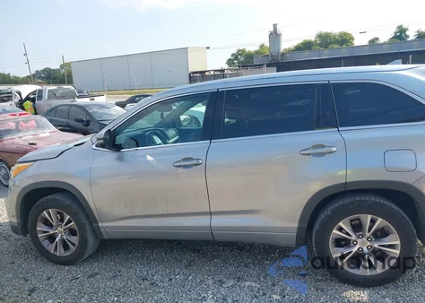 2014 Toyota Highlander Xle V6 из США, поврежденный, VIN 5TDKKRFH3ES022535